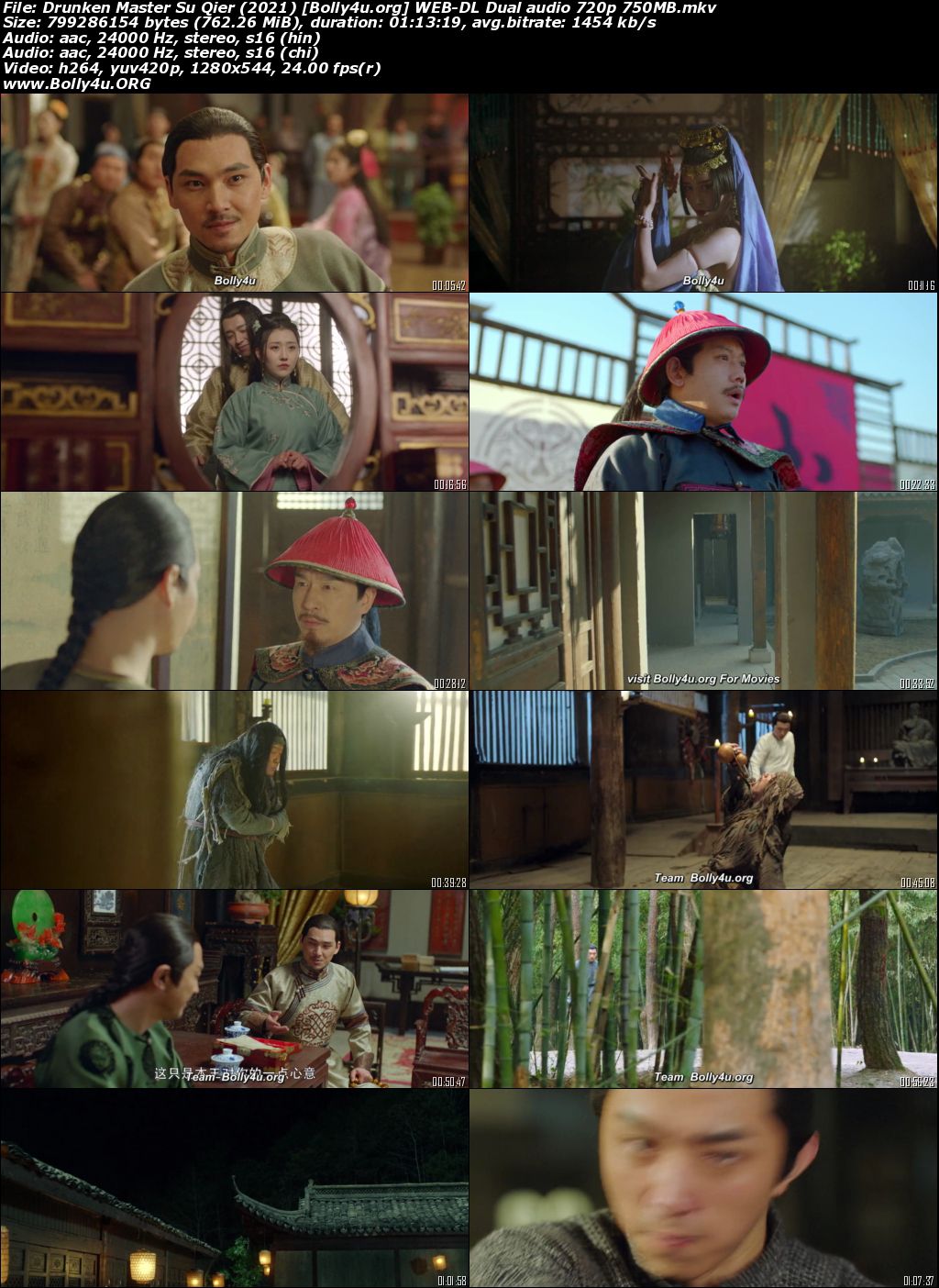 Drunken Master Su Qier 2021 WEB-DL Hindi Dual Audio Full Movie Download 720p 480p