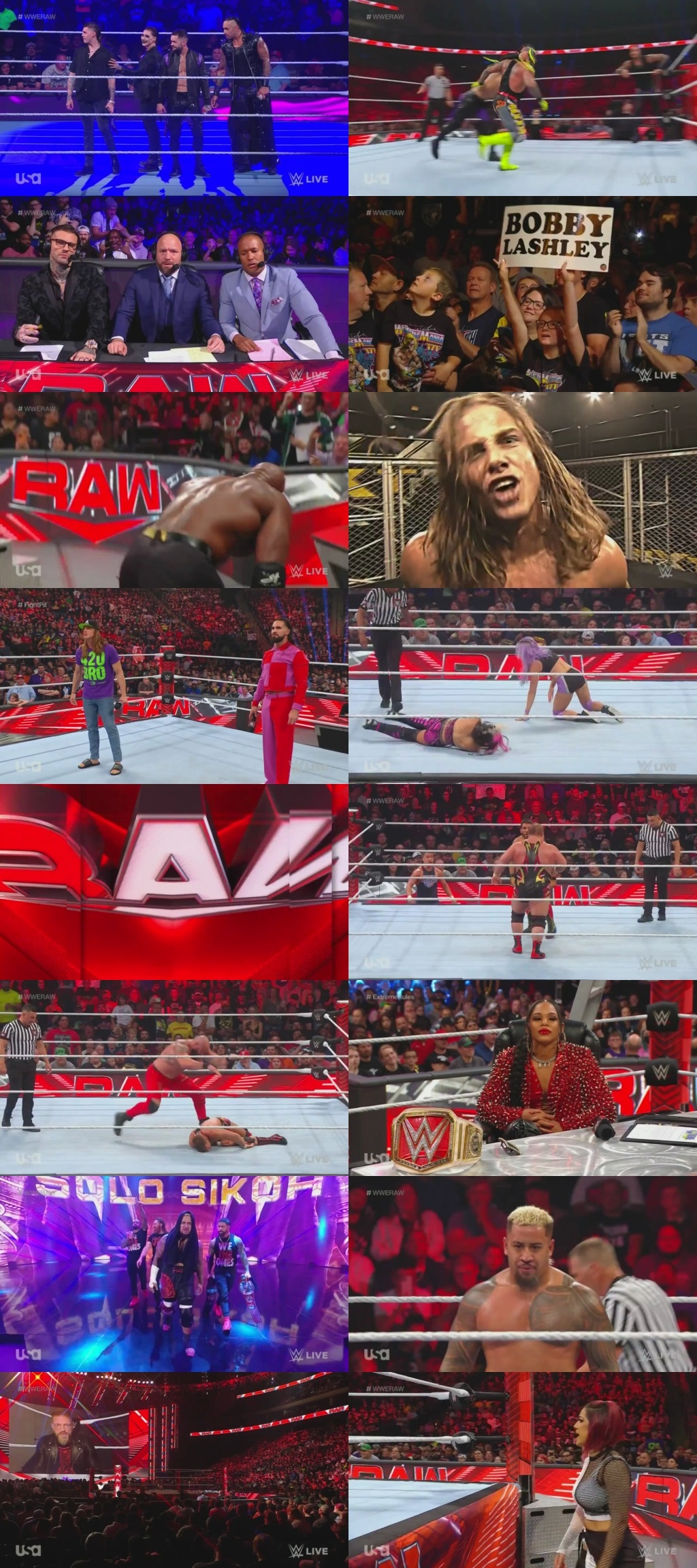 WWE Monday Night Raw 3rd October 2022 720p 600MB HDTVRip 480p