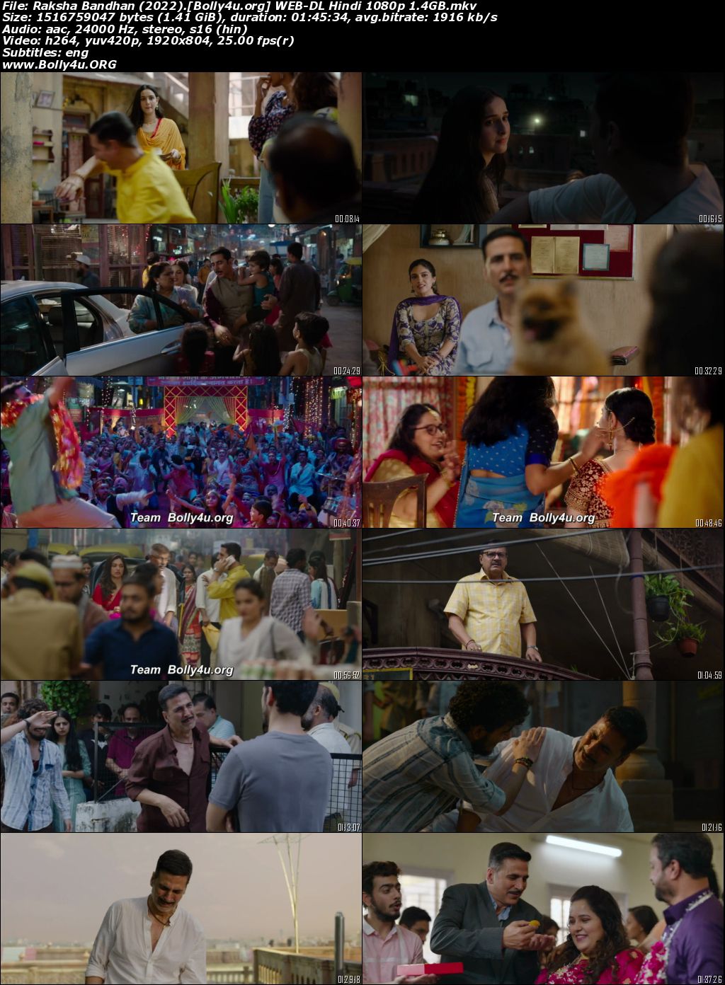 Raksha Bandhan 2022 WEB-DL Hindi Full Movie Download 1080p 720p 480p