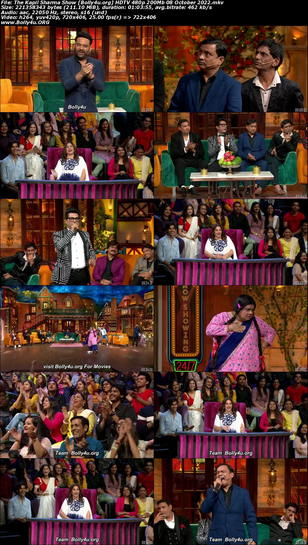 The Kapil Sharma Show HDTV 480p 200Mb 08 October 2022 Download