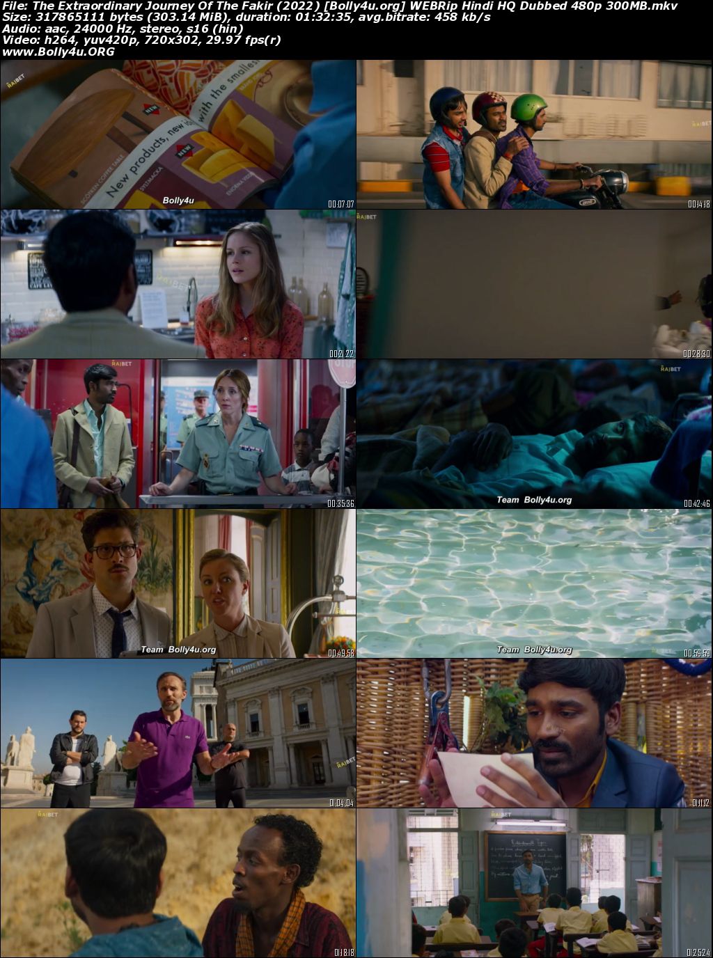 The Extraordinary Journey Of The Fakir 2019 WEBRip Hindi HQ Dubbed Full Movie 1080p 720p 480p
