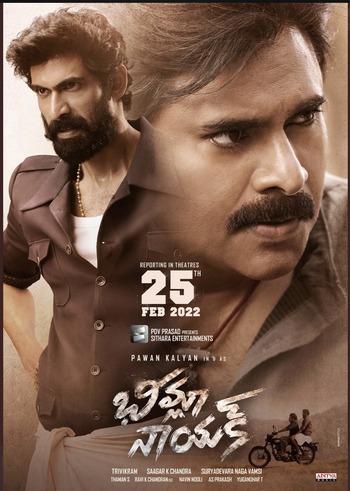 Bheemla Nayak 2022 Hindi (ORG) Dual Audio 1080p 720p 480p UNCUT HDRip ESubs HEVC