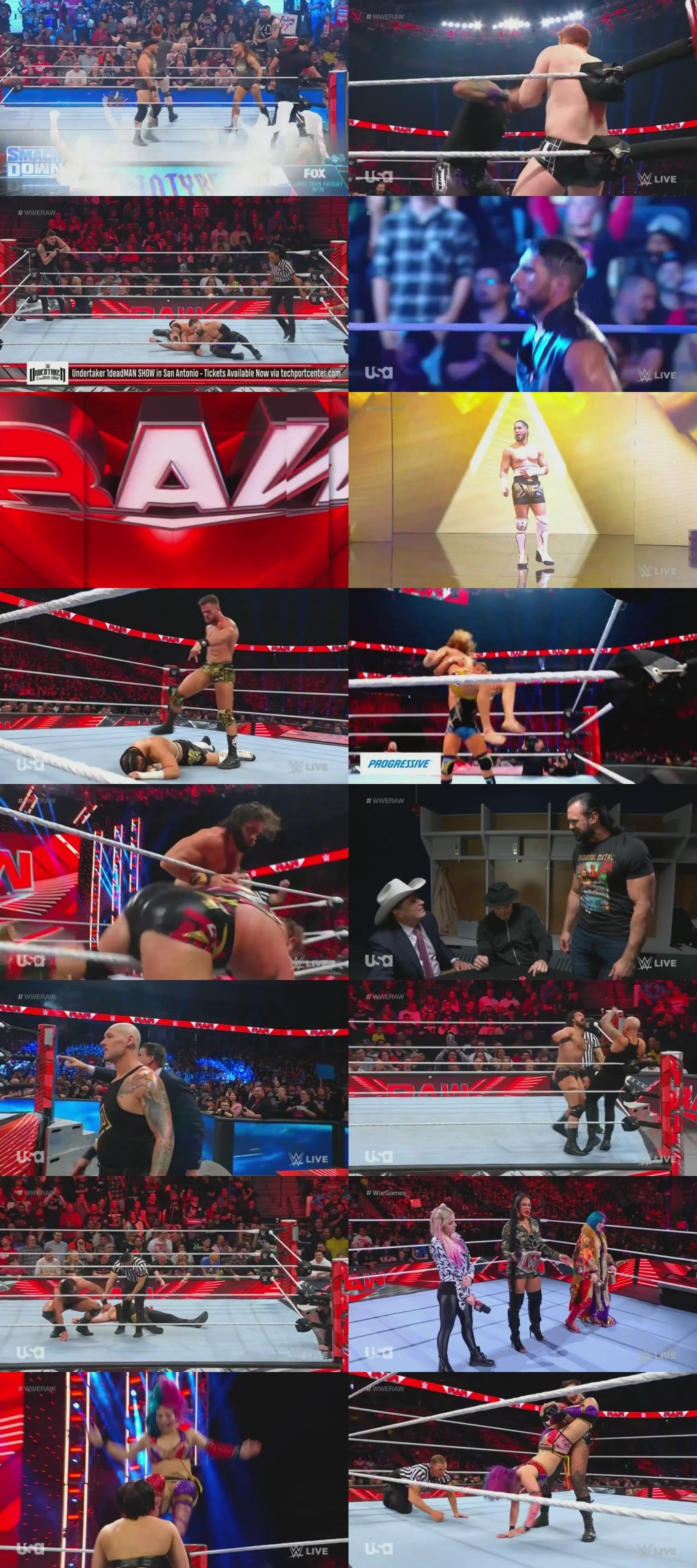 WWE Monday Night Raw 21st November 2022 720p 600MB HDTVRip 480p