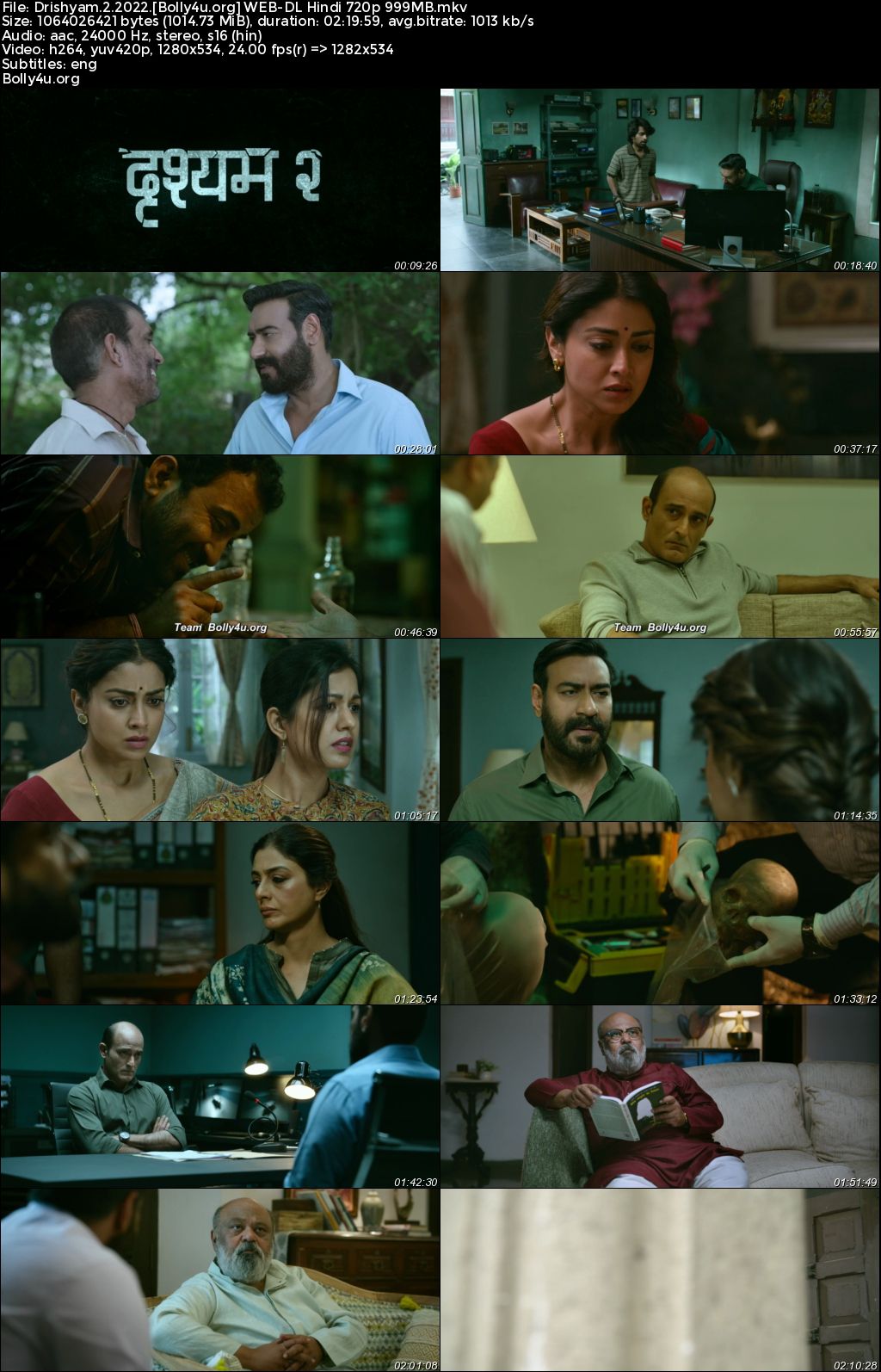 Drishyam 2 2022 WEB-DL Hindi Full Movie Download 1080p 720p 480p