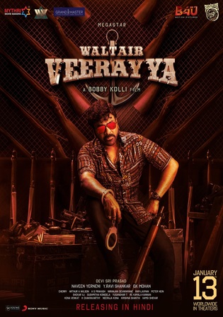 Waltair Veerayya 2023 WEB-DL Hindi CAM Cleaned Dual Audio Full Movie Download 1080p 720p 480p