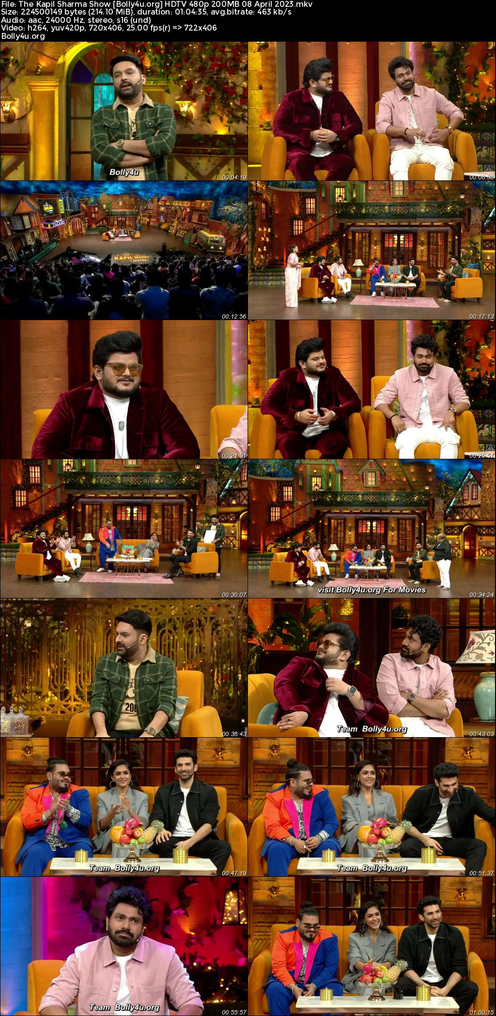 The Kapil Sharma Show HDTV 480p 200MB 08 April 2023 download