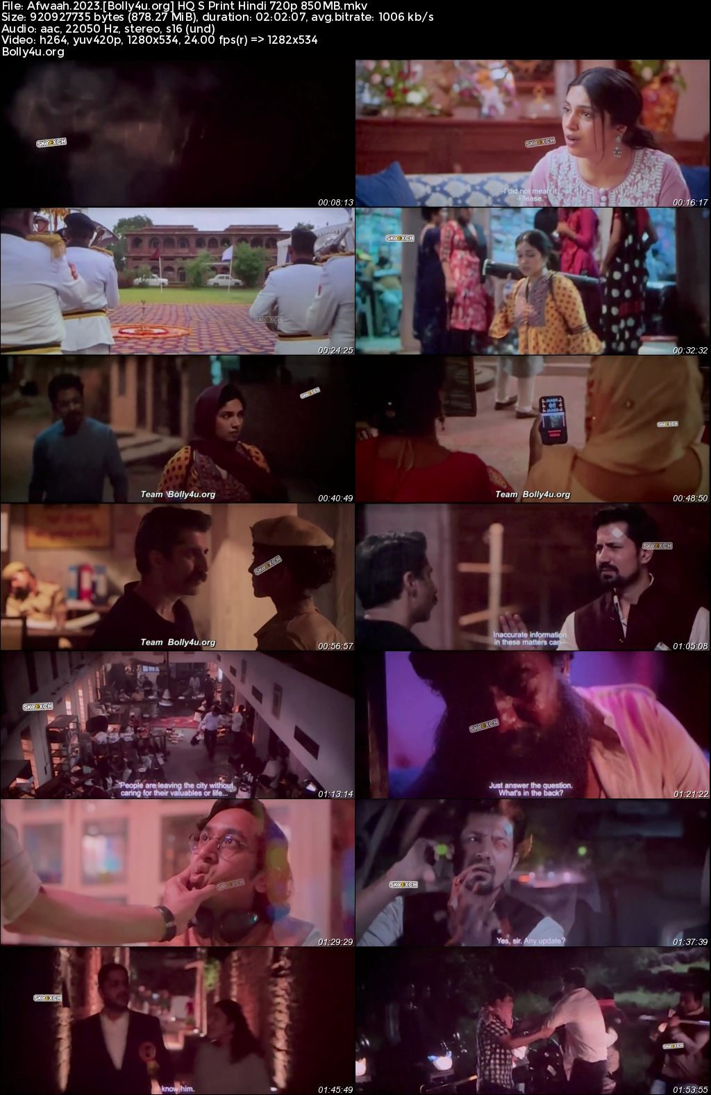 Afwaah 2023 HQ S Print Hindi Full Movie Download 1080p 720p 480p