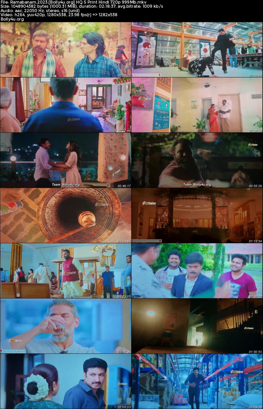 Rama Banam 2023 HQ S Print Hindi Full Movie Download 1080p 720p 480p