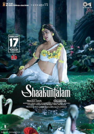 Shaakuntalam 2023 WEB-DL UNCUT Hindi Dual Audio ORG Full Movie Download 1080p 720p 480p Watch Online Free bolly4u
