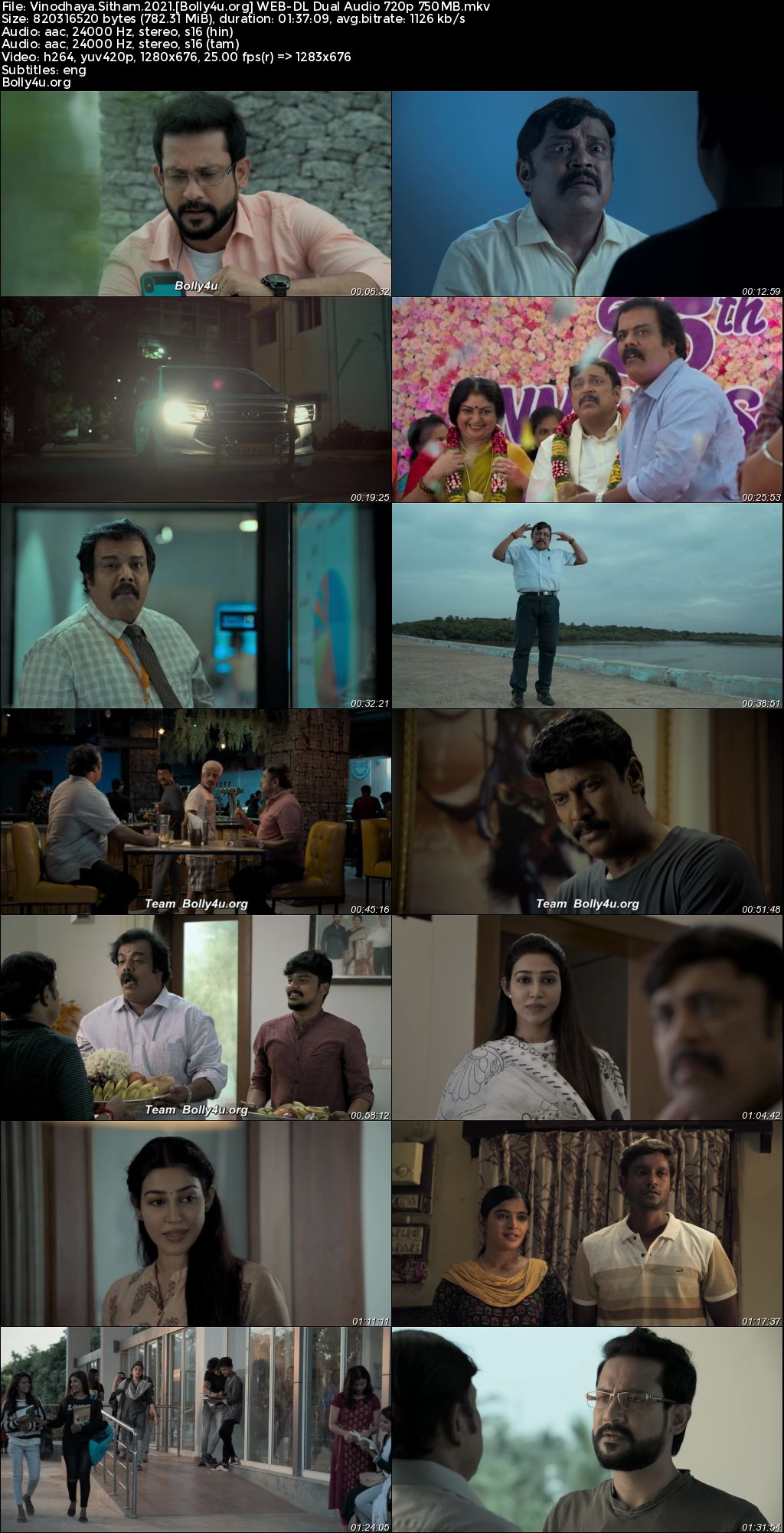 Vinodhaya Sitham 2021 WEB-DL UNCUT Hindi Dual Audio ORG Full Movie Download 1080p 720p 480p