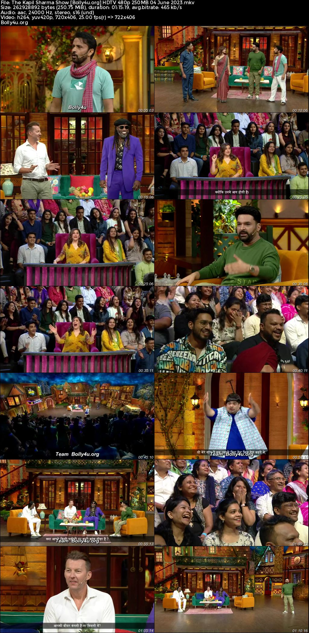 The Kapil Sharma Show HDTV 480p 250MB 04 June 2023 Download