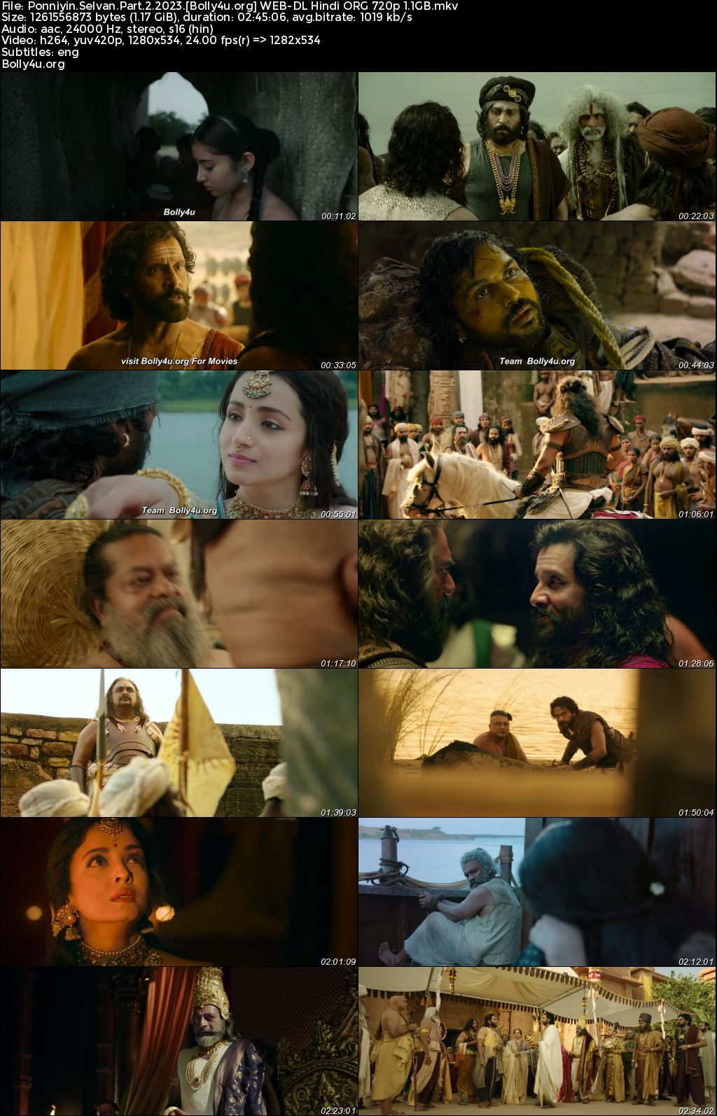 Ponniyin Selvan Part 2 2023 WEB-DL Hindi ORG Full Movie Download 1080p 720p 480p