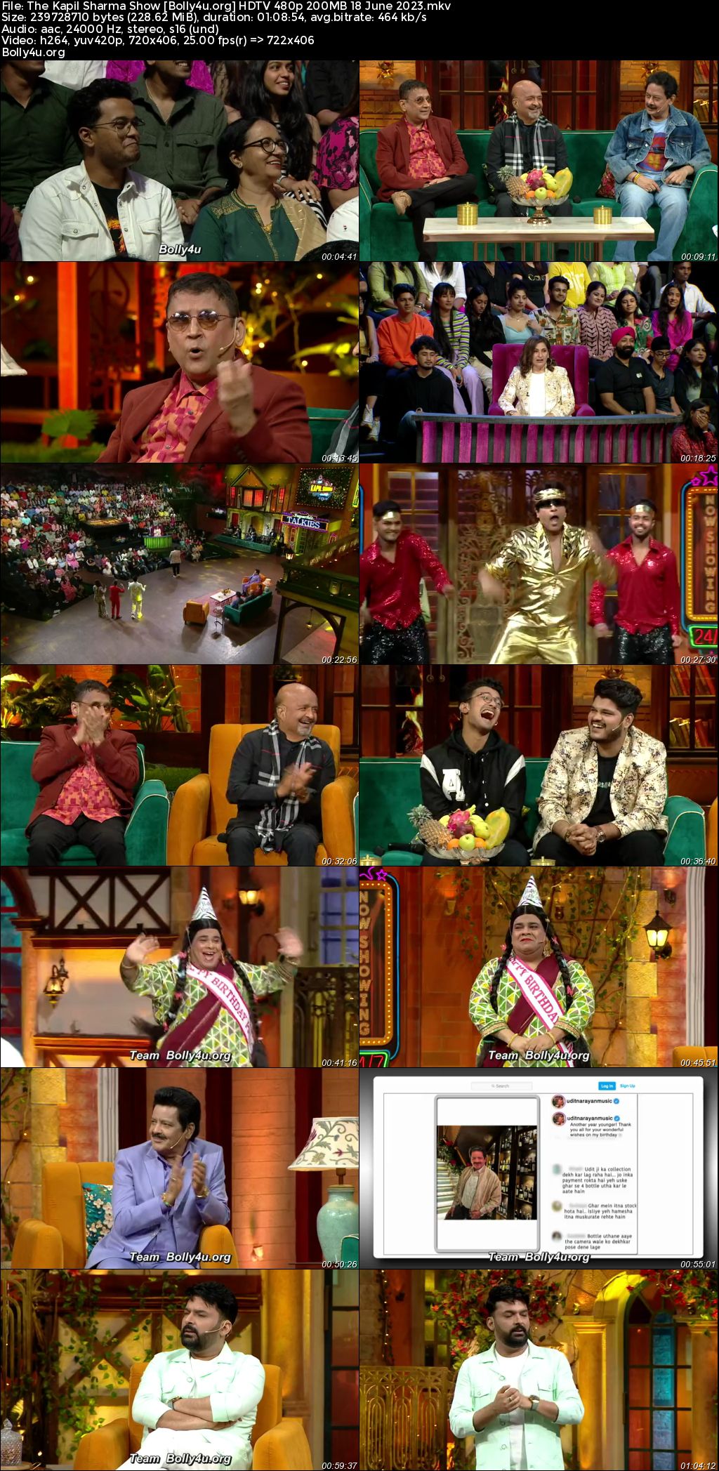 The Kapil Sharma Show HDTV 480p 200MB 18 June 2023 Download