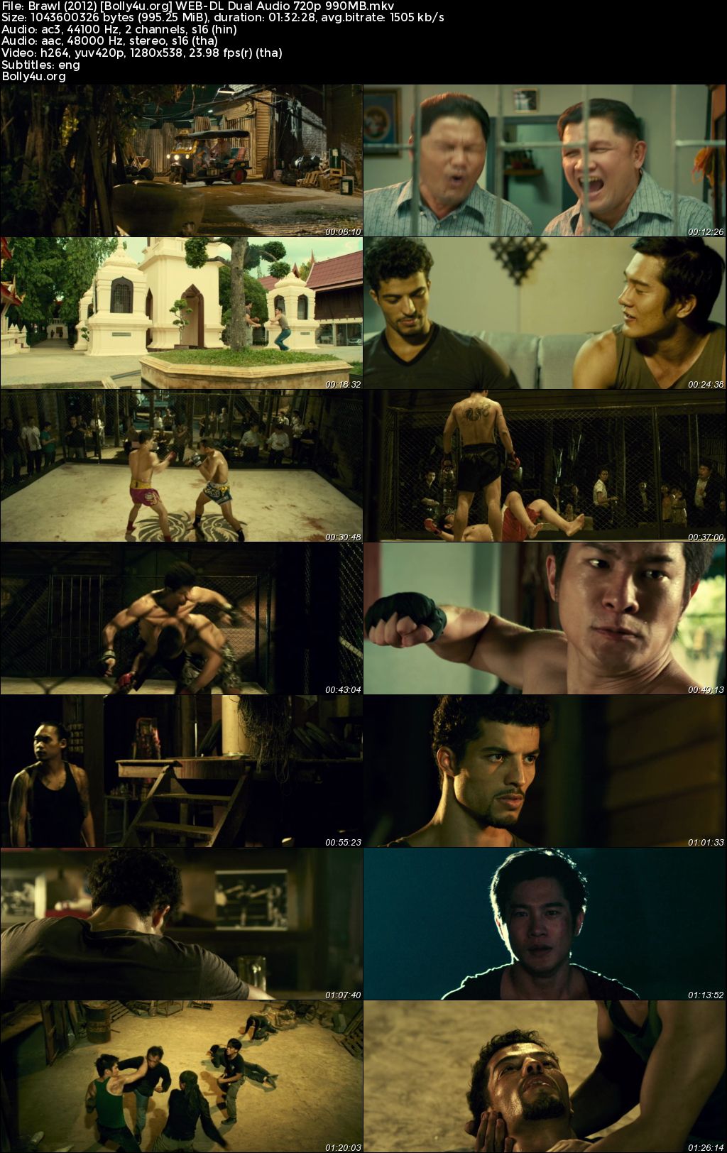 Brawl 2012 WEB-DL Hindi Dual Audio Full Movie Download 720p 480p