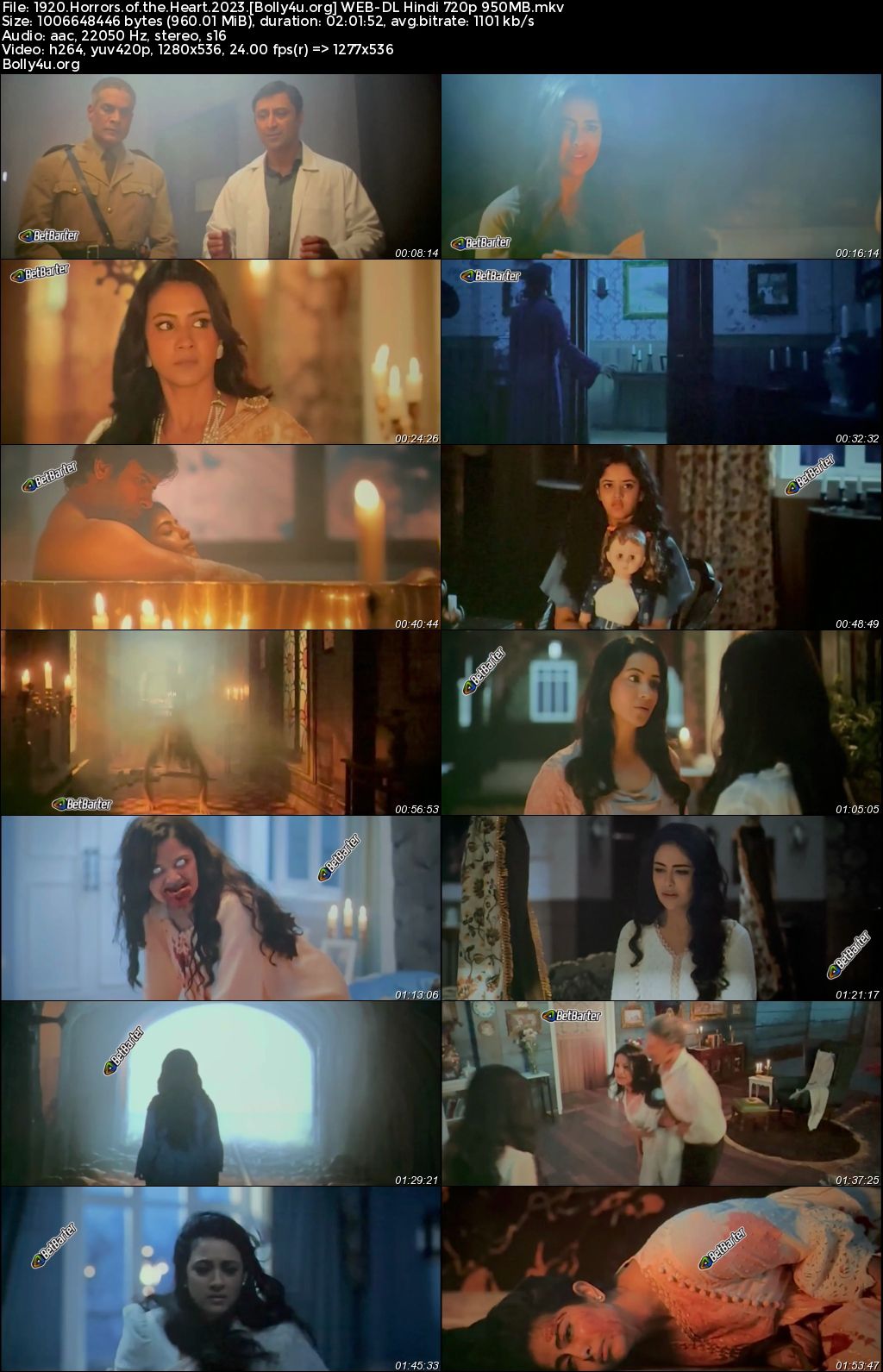 1920 Horrors of The Heart 2023 HQ S Print Hindi Full Movie Download 1080p 720p 480p
