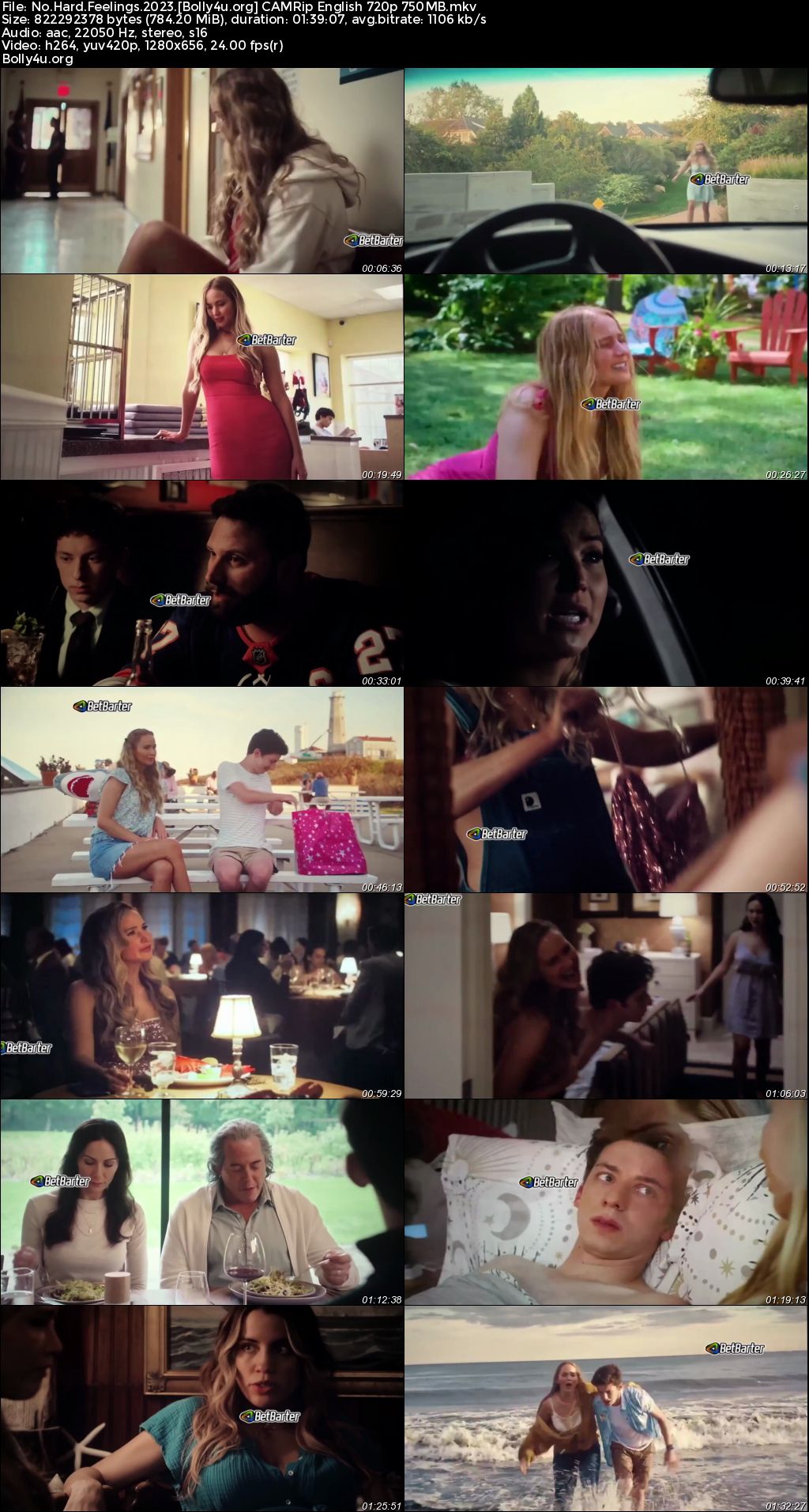 No Hard Feelings 2023 CAMRip English Full Movie Download 720p 480p