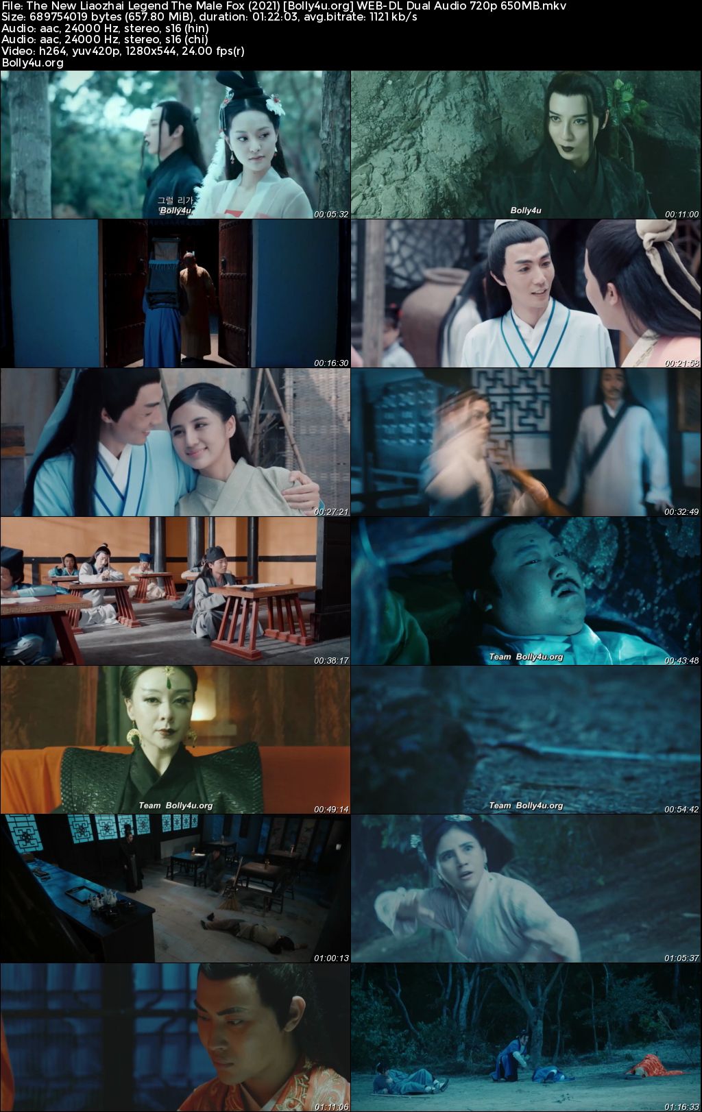 The New Liaozhai Legend The Male Fox 2021 WEB-DL Hindi Dual Audio Full Movie Download 1080p 720p 480p