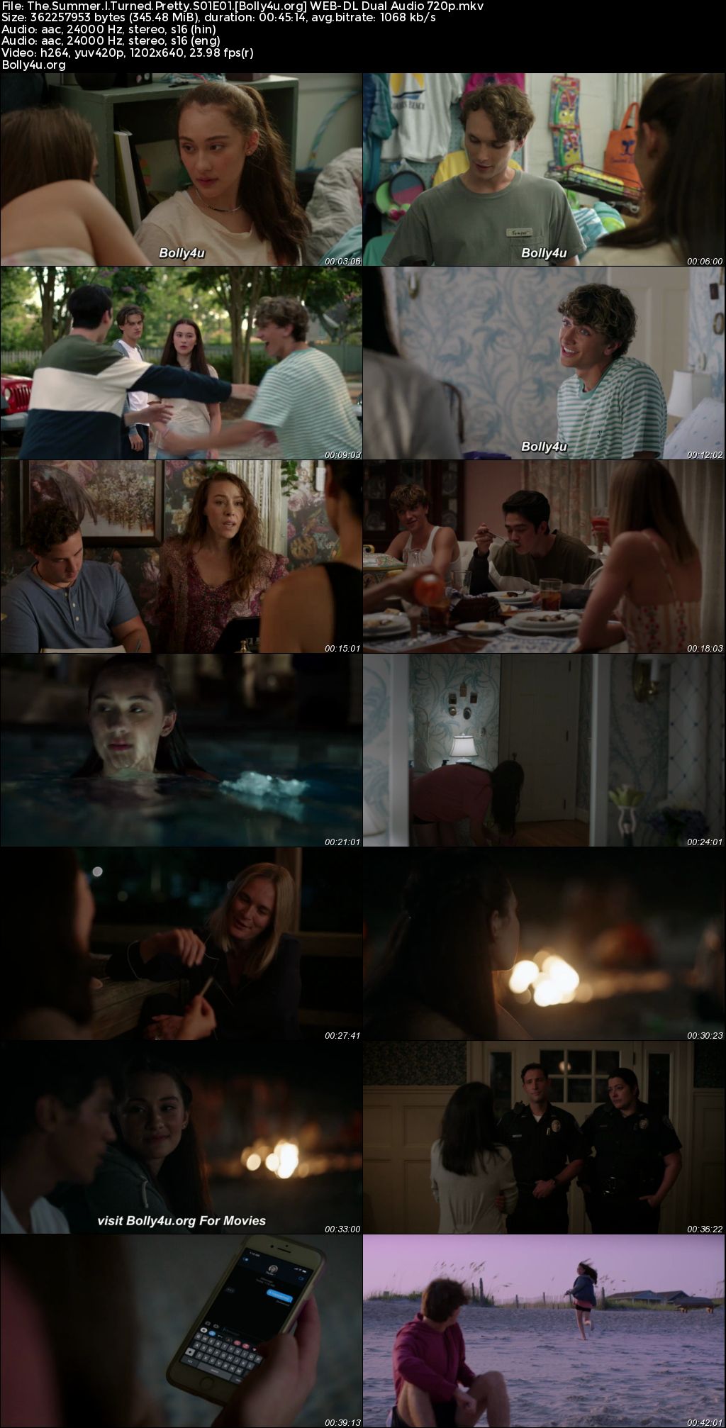 The Summer I Turned Pretty 2022 WEB-DL Hindi Dual Audio ORG S01 Complete Download 720p 480p