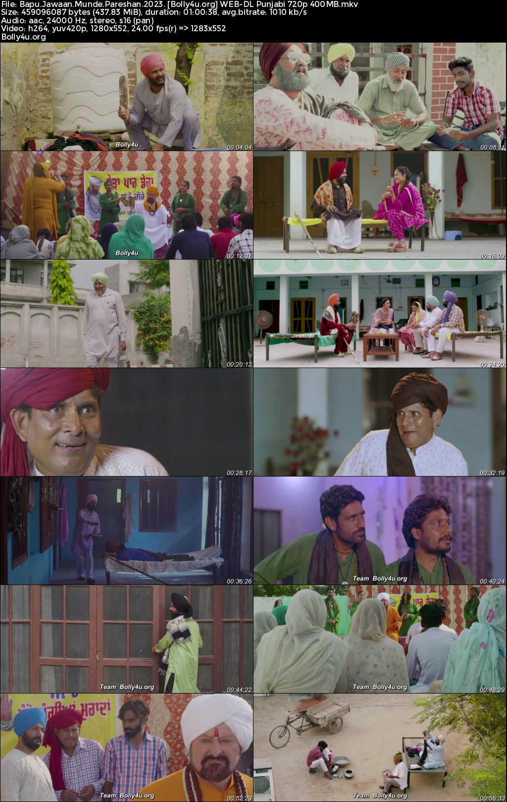 Bapu Jawaan Munde Pareshan 2023 WEB-DL Punjabi Full Movie Download 1080p 720p 480p