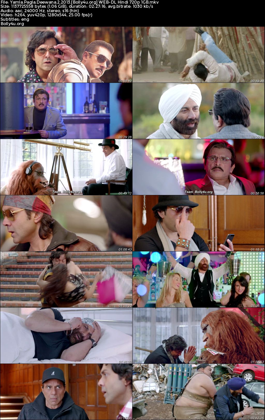 Yamla Pagla Deewana 2 2013 WEB-DL Hindi Full Movie Download 1080p 720p 480p
