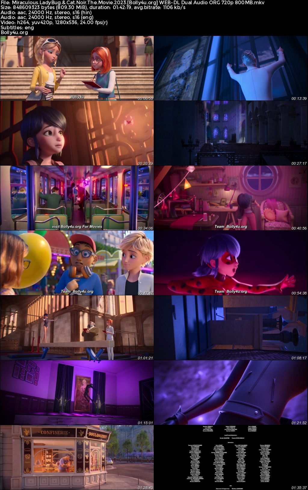 Miraculous LadyBug and Cat Noir The Movie 2023 WEB-DL Hindi Dual Audio ORG Full Movie Download 1080p 720p 480p