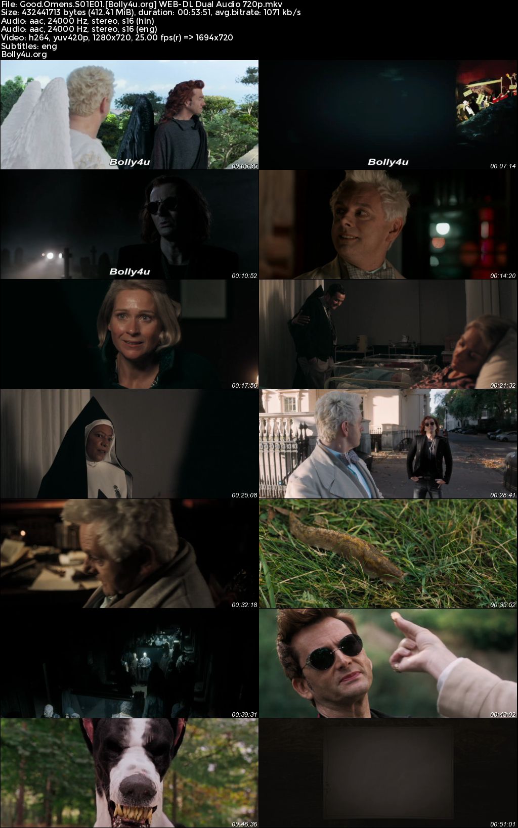 Good Omens 2019 WEB-DL Hindi Dual Audio ORG S01 Complete Download 720p 480p