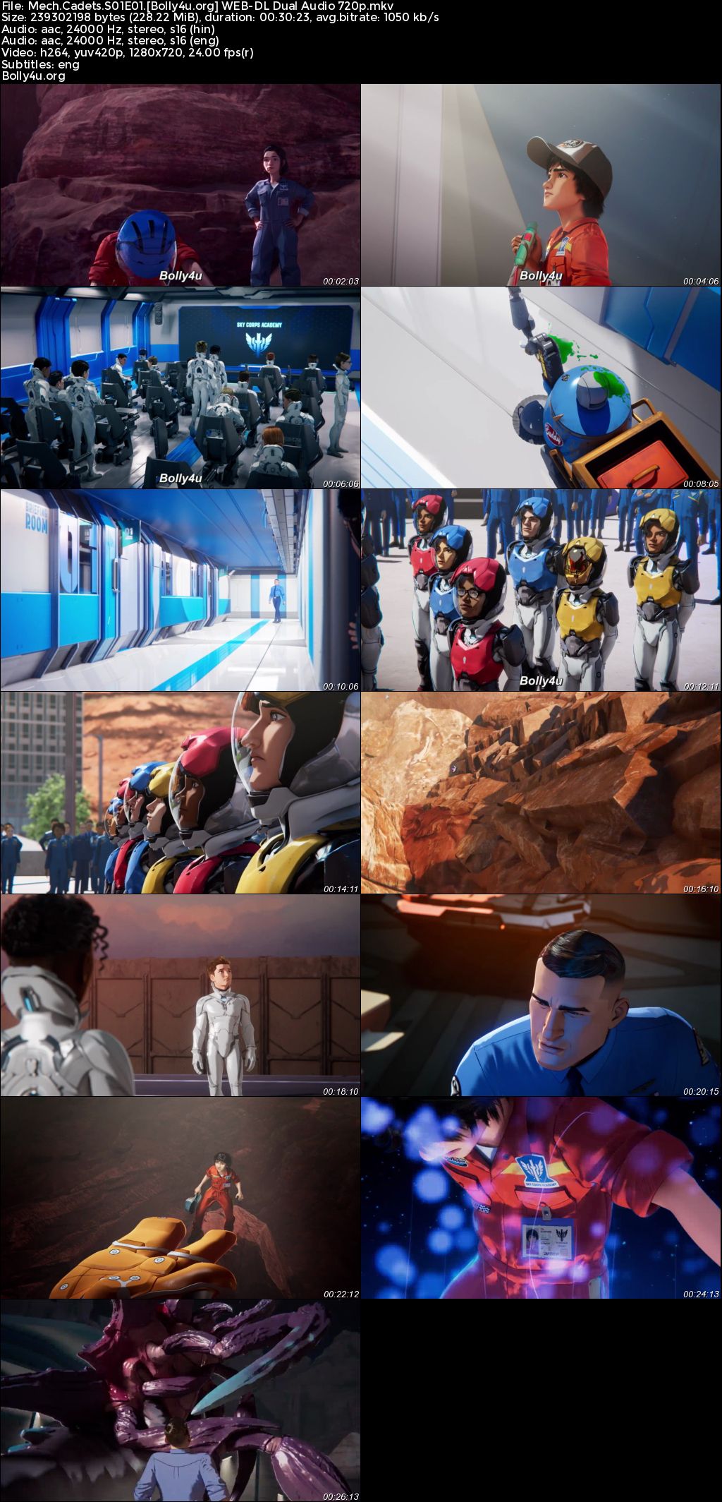 Mech Cadets 2023 WEB-DL Hindi Dual Audio ORG S01 Complete Download 720p 480p