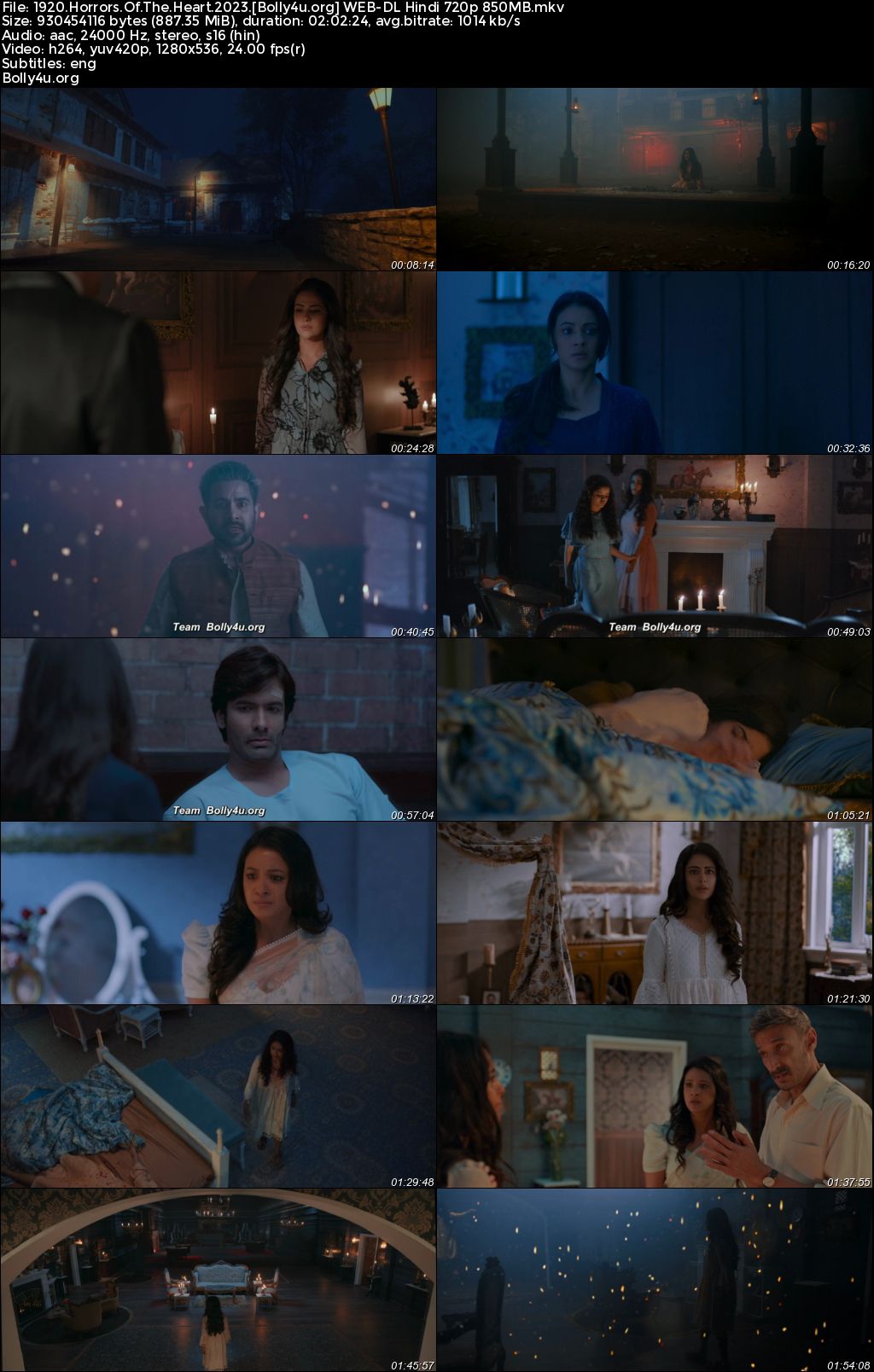 1920 Horrors of The Heart 2023 WEB-DL Hindi Full Movie Download 1080p 720p 480p