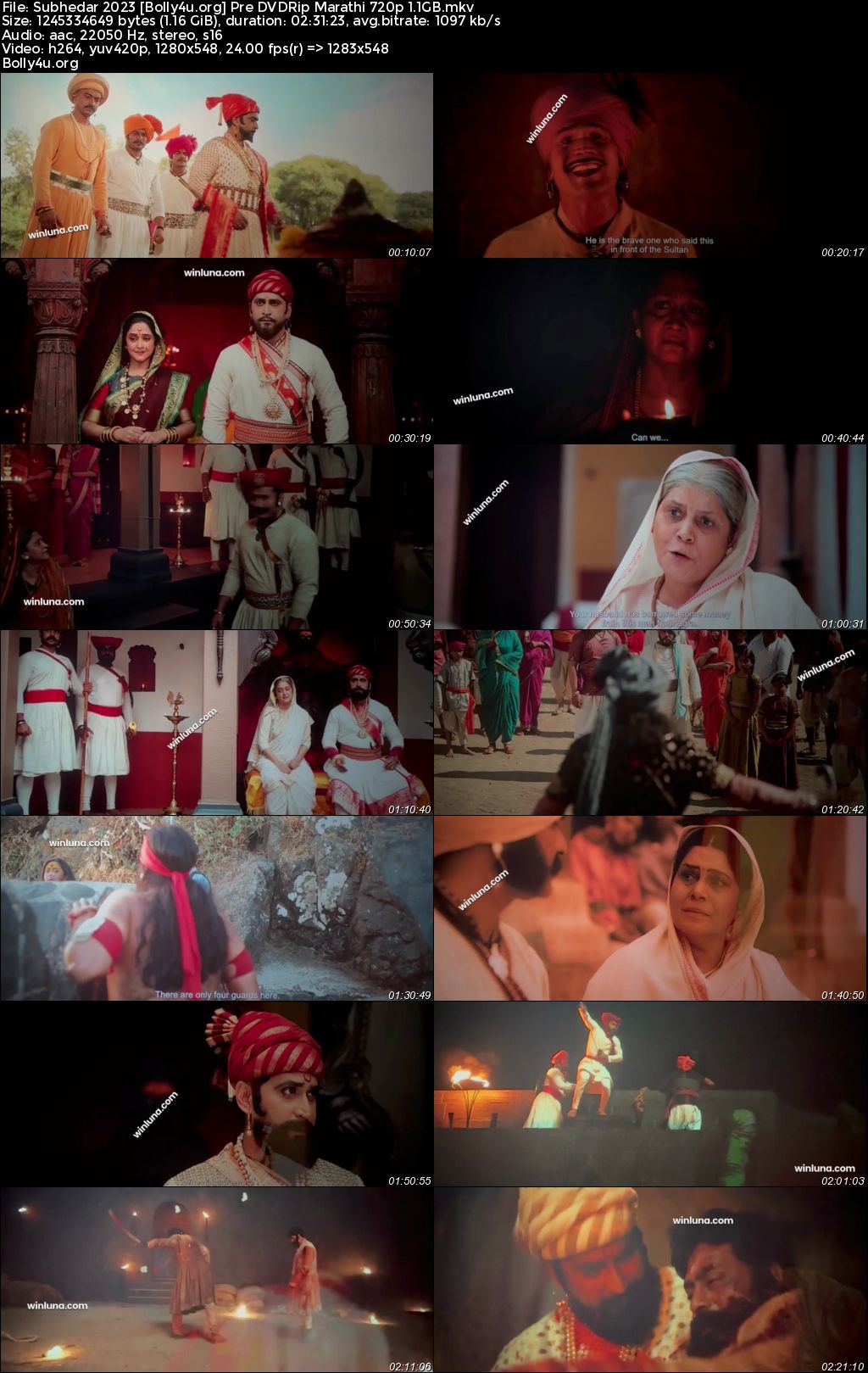 Subhedar 2023 Pre DVDRip Marathi Full Movie Download 720p 480p