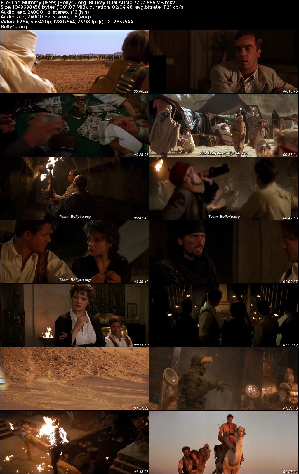 The Mummy 1999 BluRay Hindi Dual Audio Full Movie Download 1080p 720p 480p