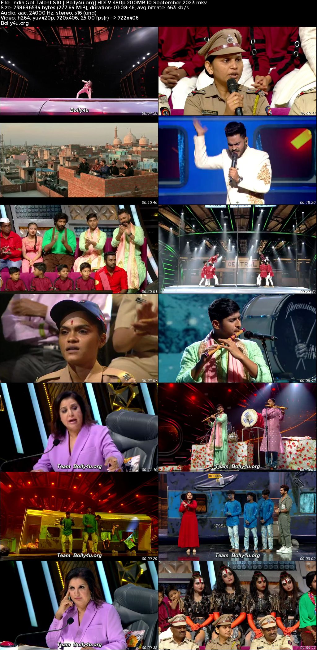India Got Talent S10 HDTV 480p 200MB 10 September 2023 Download