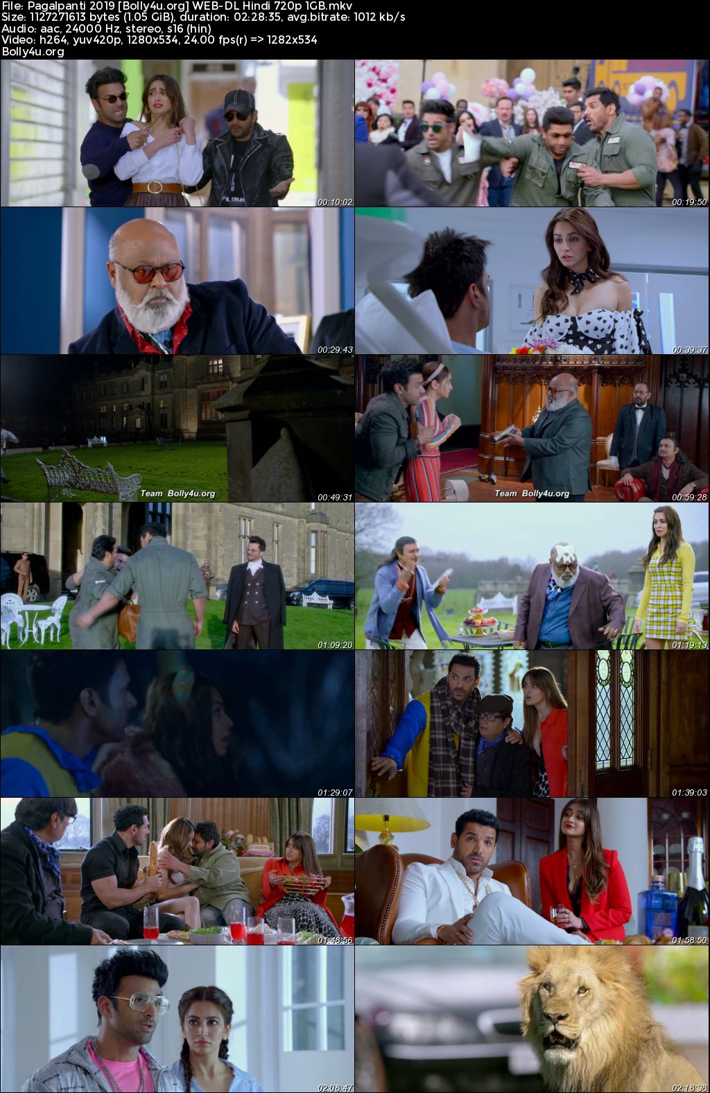 Pagalpanti 2019 WEB-DL Hindi Full Movie Download 1080p 720p 480p