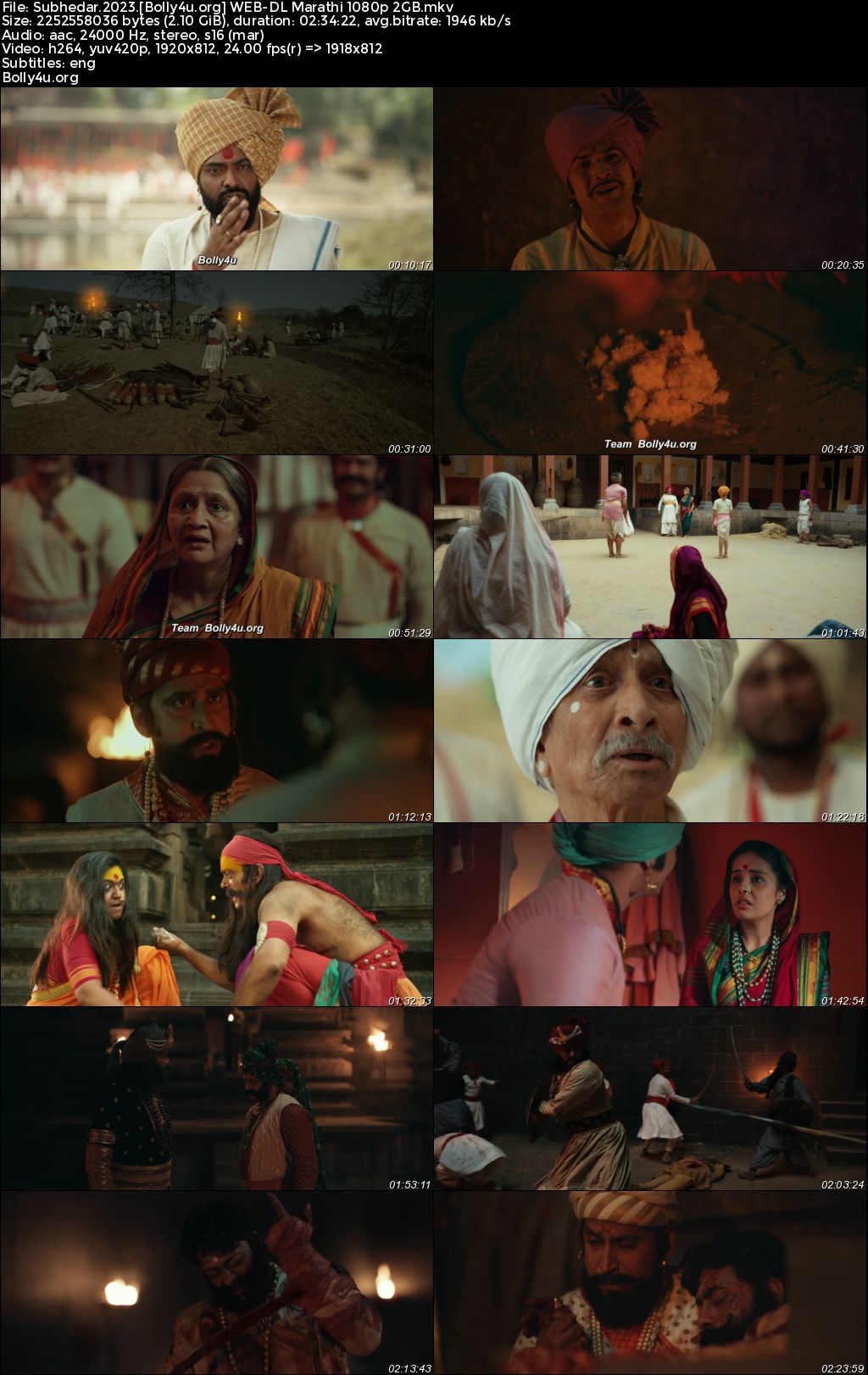 Subhedar 2023 WEB-DL Marathi Full Movie Download 1080p 720p 480p