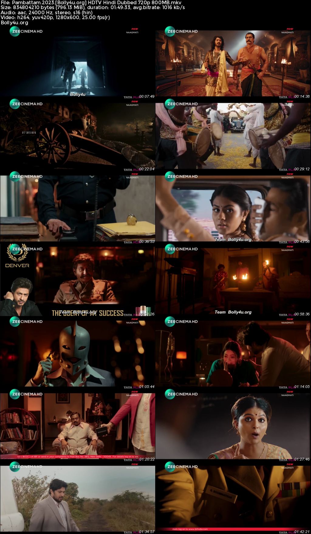 Pambattam 2023 HDTV Hindi Dubbed Full Movie Download 1080p 720p 480p