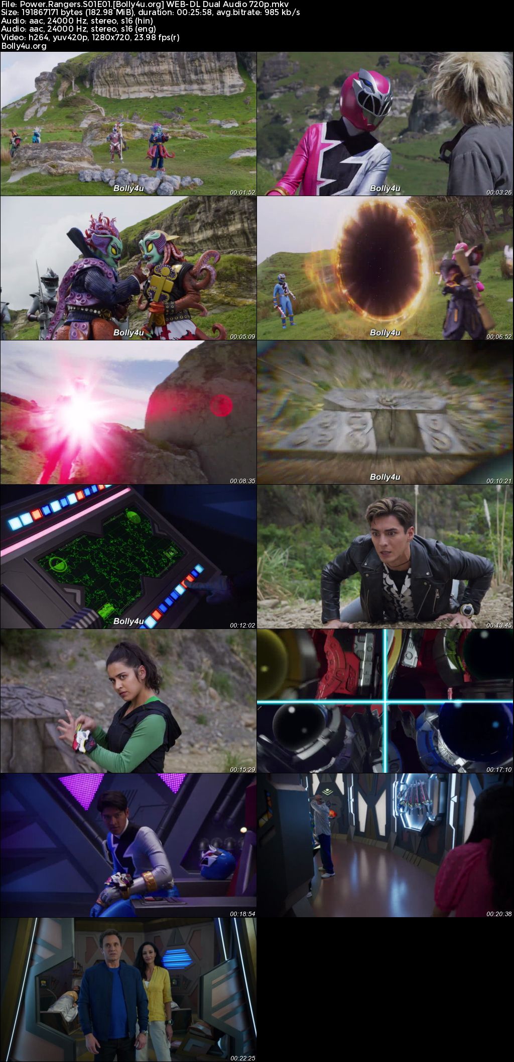 Power Rangers Dino Fury 2023 WEB-DL Hindi Dual Audio ORG S01 Complete Download 720p 480p