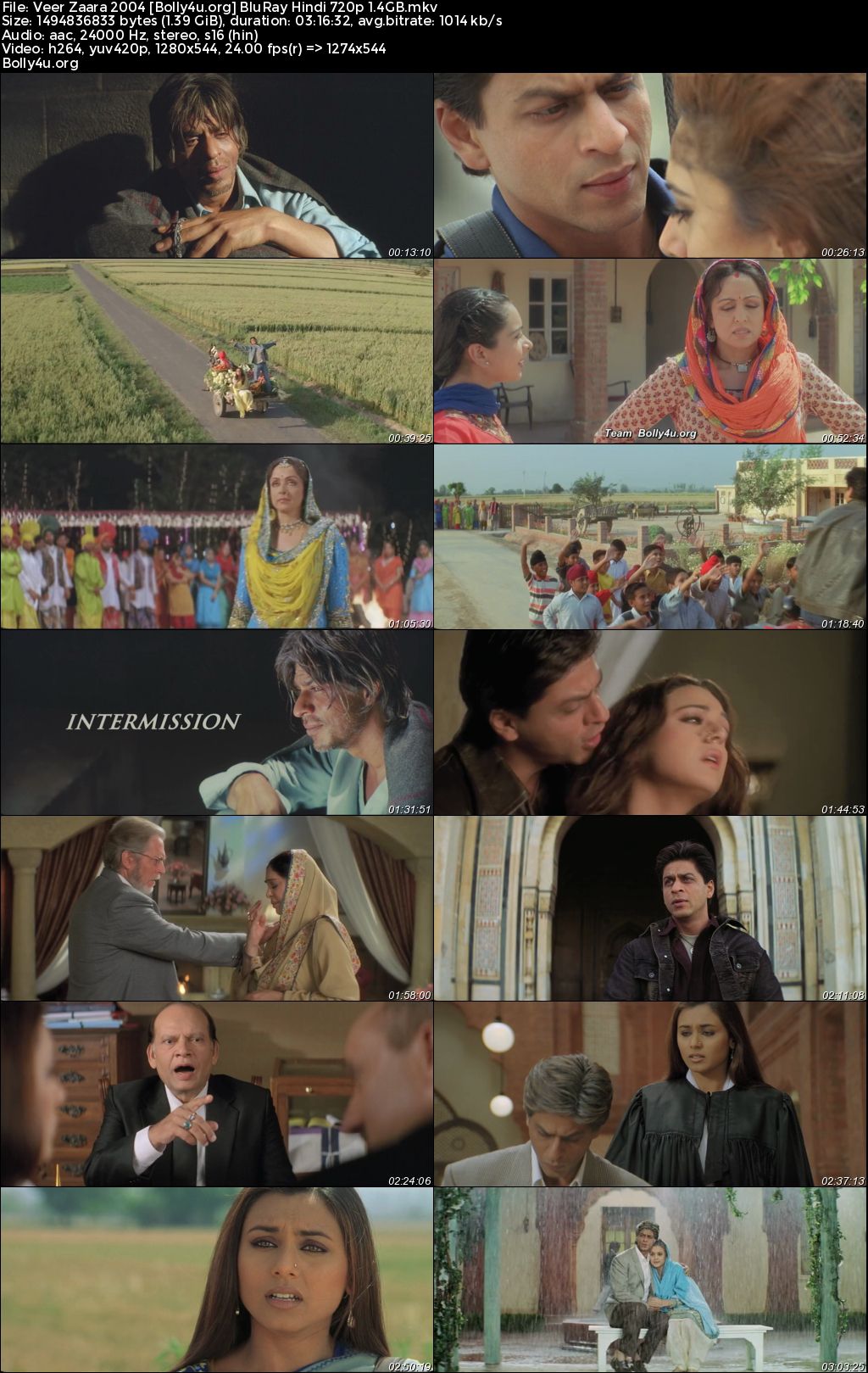 Veer-Zaara 2004 WEB-DL Hindi Full Movie Download 1080p 720p 480p