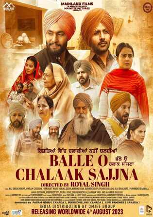 Balle O Chalaak Sajjna 2023 WEB-DL Punjabi Full Movie Download 1080p 720p 480p