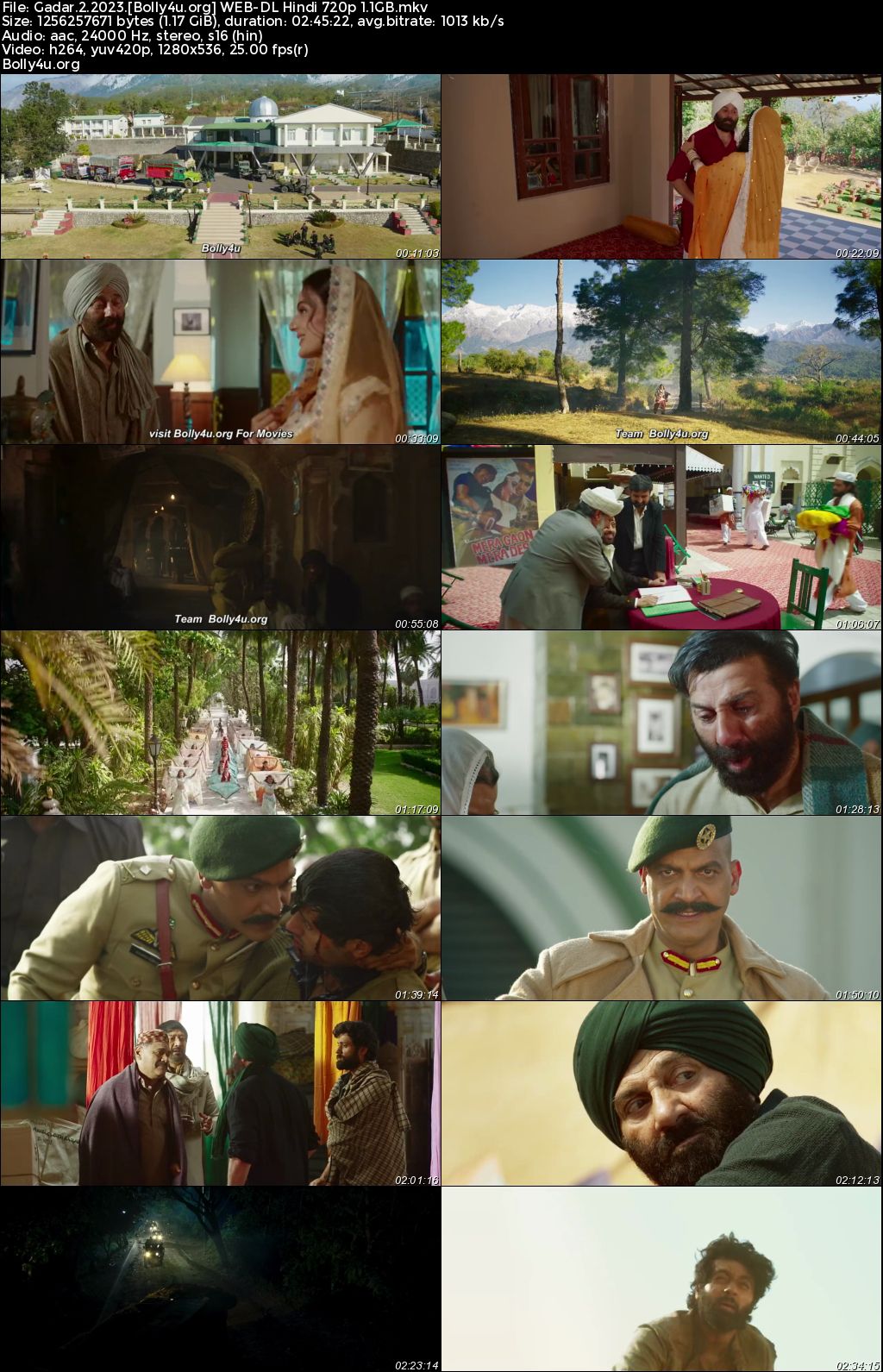 Gadar 2 2023 WEB-DL Hindi Full Movie Download 1080p 720p 480p