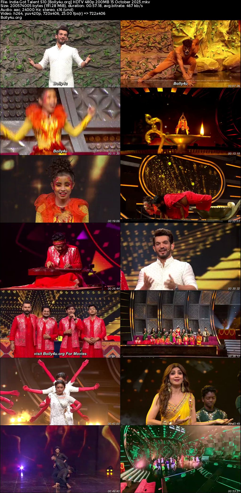 India Got Talent Season S10 HDTV 480p 200Mb 15 October 2023 Download