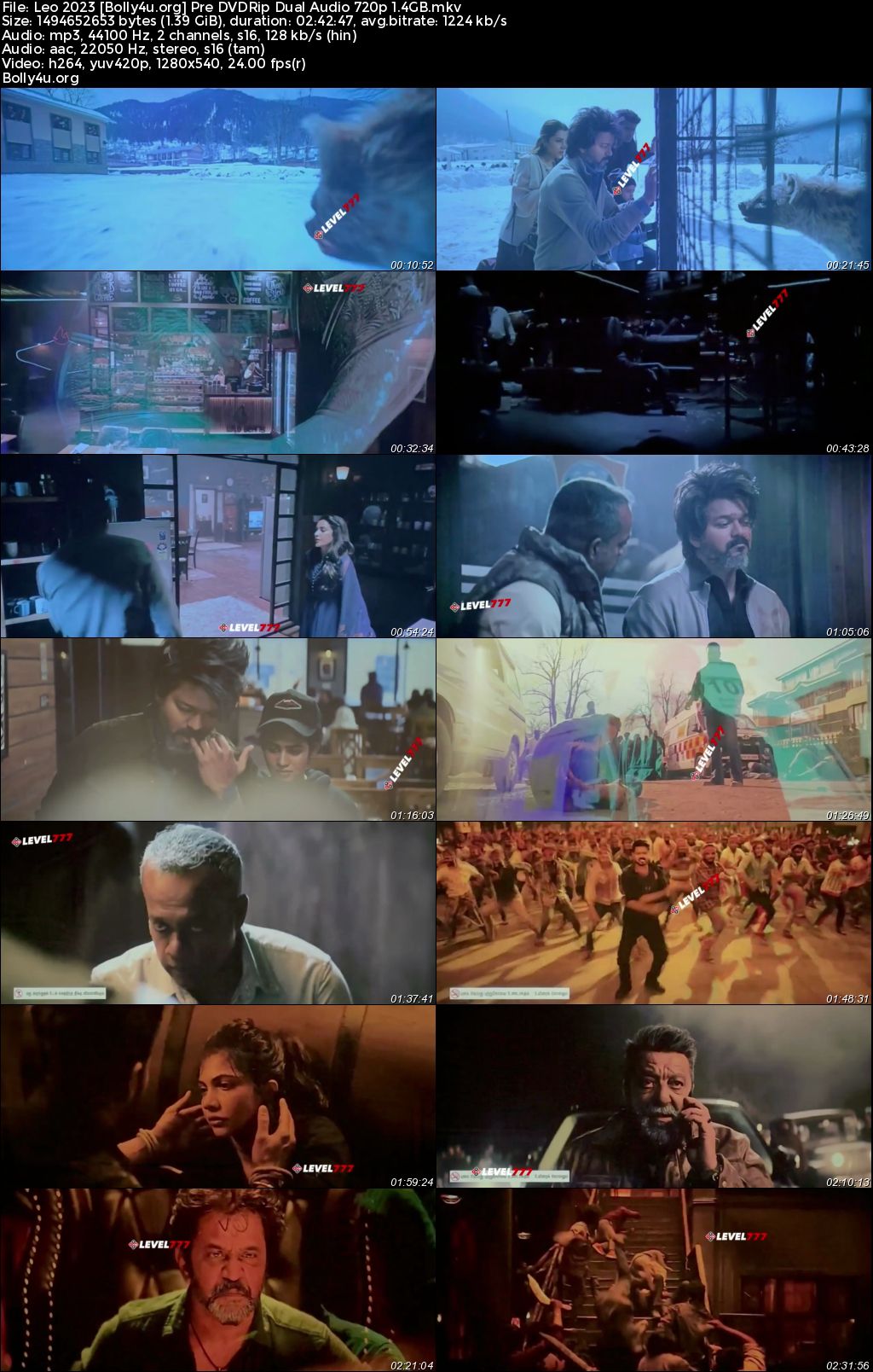 Leo 2023 Pre DVDRip Hindi Dual Audio Full Movie Download 1080p 720p 480p Leo 2023 Pre DVDRip Hindi Dual Audio Full Movie Download 1080p 720p 480p