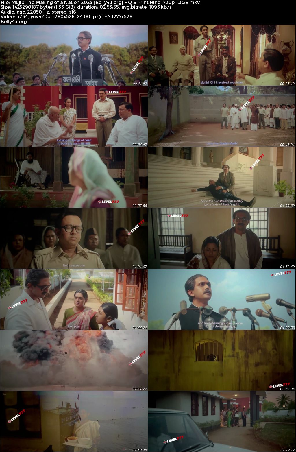 Mujib The Making of a Nation 2023 HQ S Print Hindi Full Movie Download 1080p 720p 480p