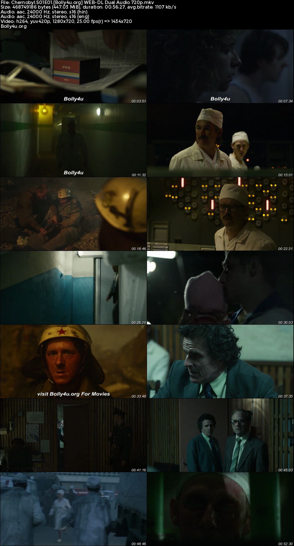 Chernobyl 2023 WEB-DL Hindi Dual Audio ORG S01 Complete Download 720p 480p