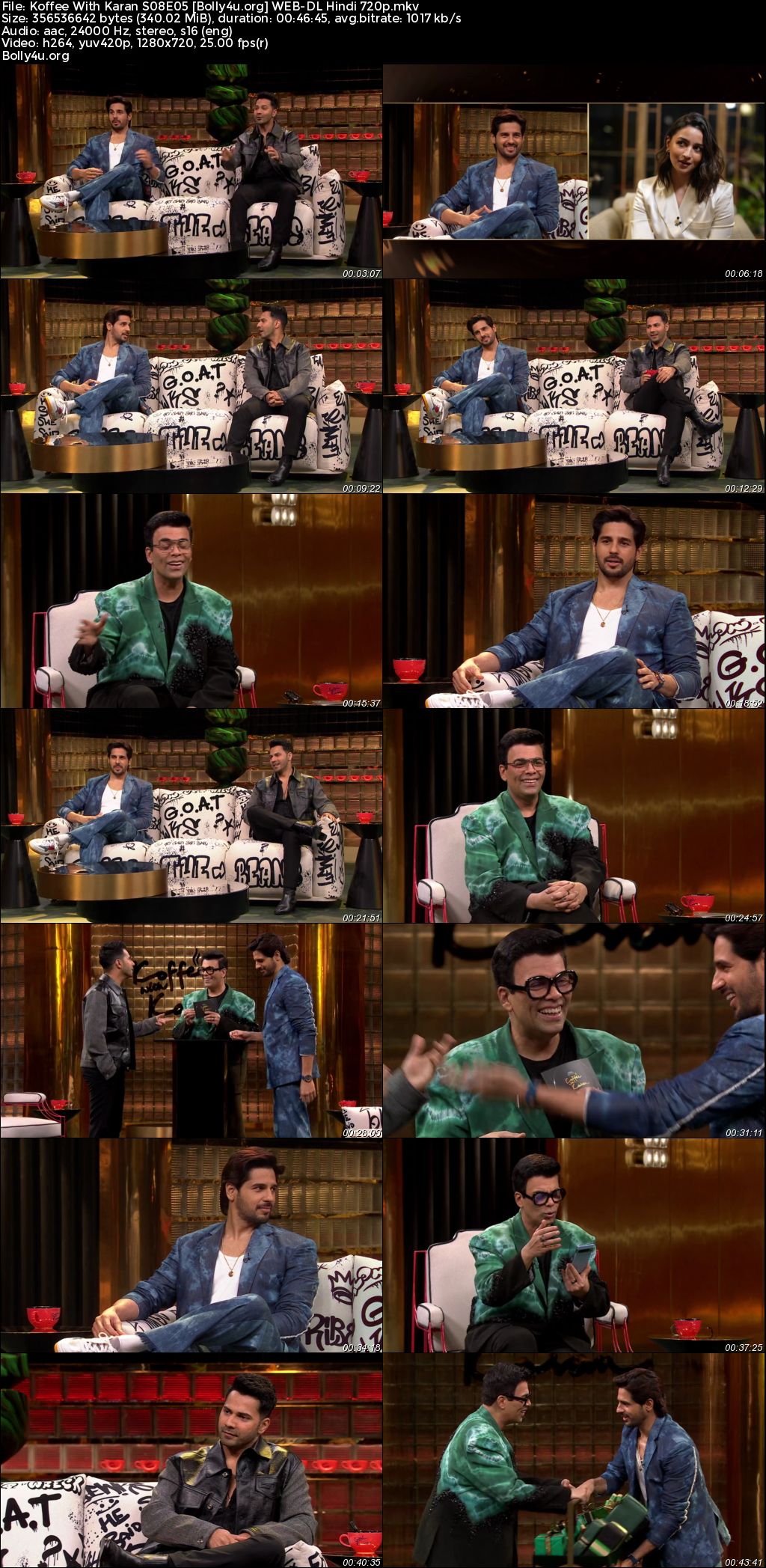 Koffee With Karan 2023 WEB-DL Hindi S08 Complete Download 720p