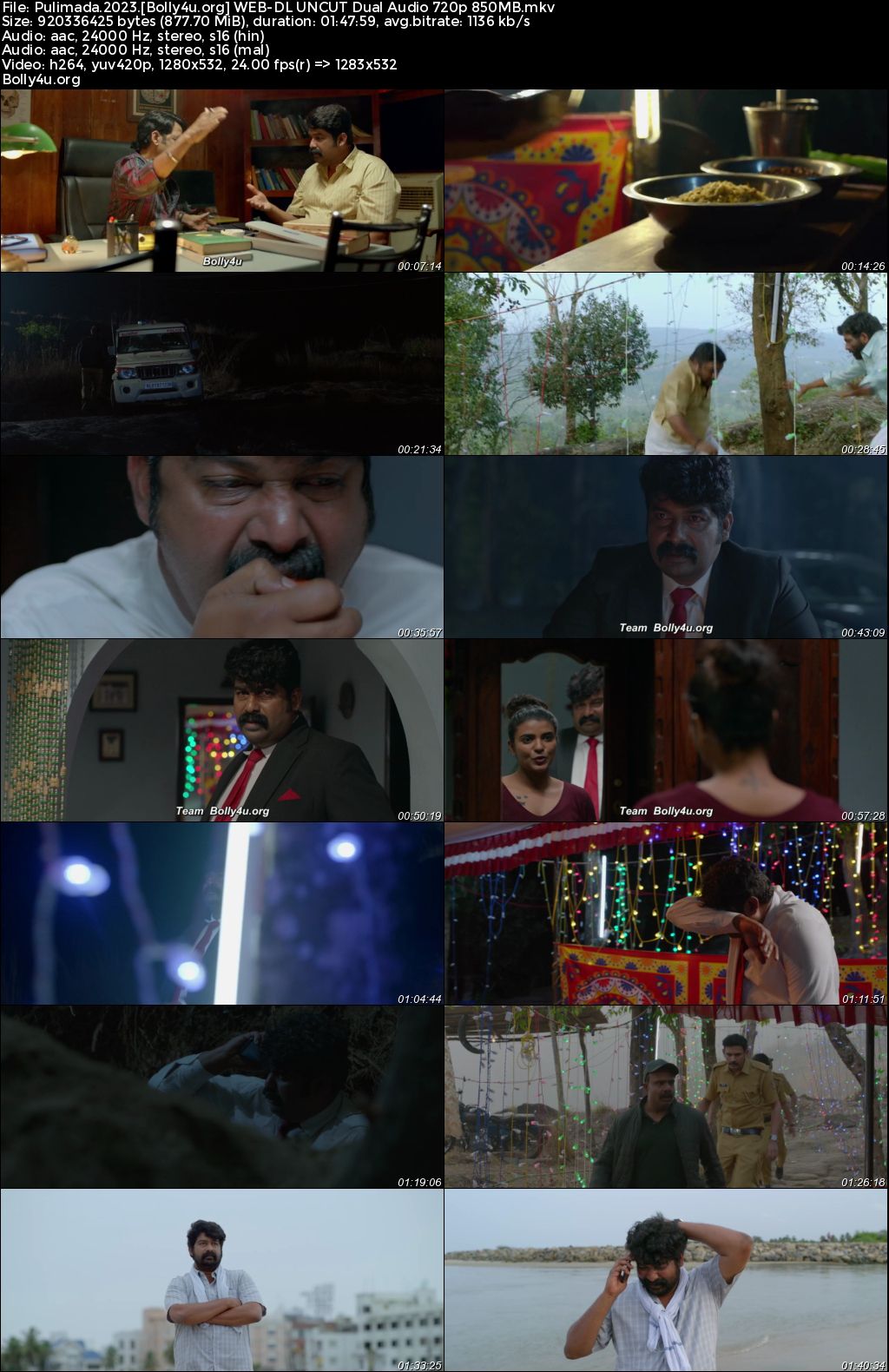Pulimada 2023 WEB-DL UNCUT Hindi Dual Audio ORG Full Movie Download 1080p 720p 480p