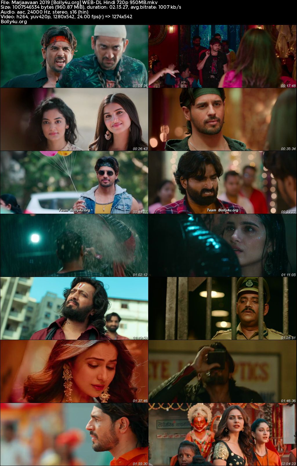 Marjaavaan 2019 WEB-DL Hindi Full Movie Download 1080p 720p 480p