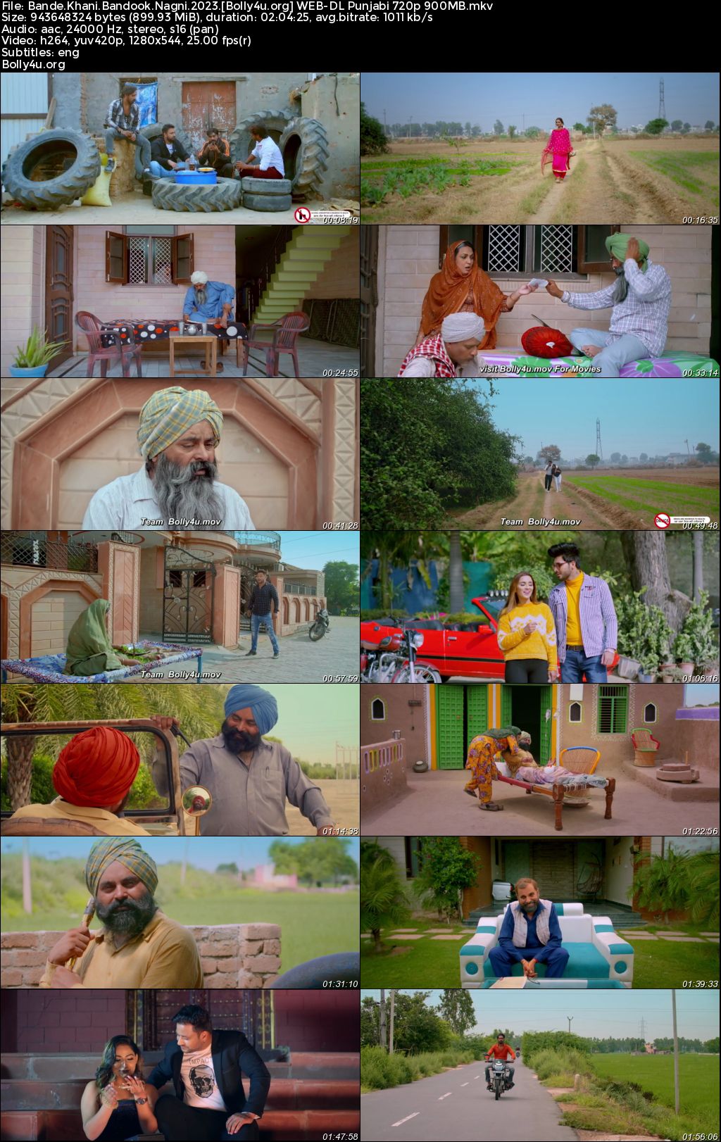 Bande Khani Bandook Nagni 2023 WEB-DL Punjabi Full Movie Download 1080p 720p 480p