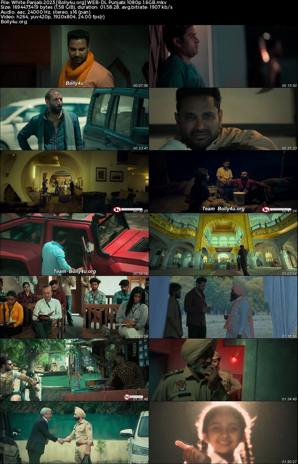 White Punjab 2023 WEB-DL Punjabi Full Movie Download 1080p 720p 480p