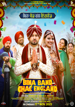 Bina Band Chal England 2023 WEB-DL Punjabi Full Movie Download 1080p 720p 480p Watch online Free bolly4u