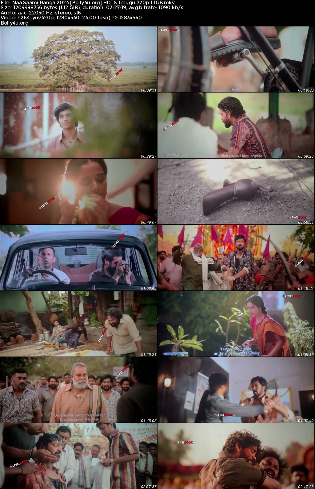 Naa Saami Ranga 2024 HDTS Telugu Full Movie Download 720p 480p