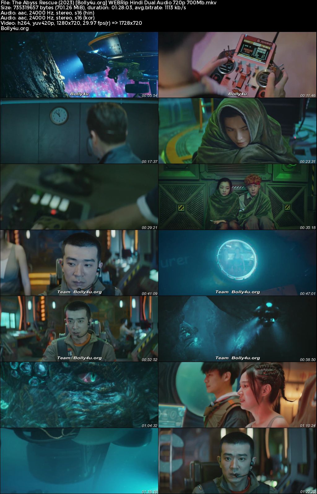 The Abyss Rescue 2023 WEBRip Hindi Dual Audio Full Movie Download 1080p 720p 480p